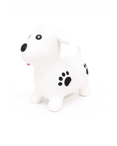Hüpftier Hund, Sitzhöhe ca. 23cm mit Handpumpe