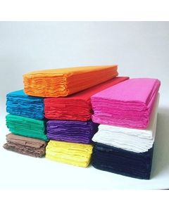 Krepppapier 50cmx2,5m 10 Lagen, farbig sortiert
