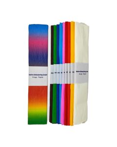 Krepp-Papier-Mischpackung (100 Rollen)