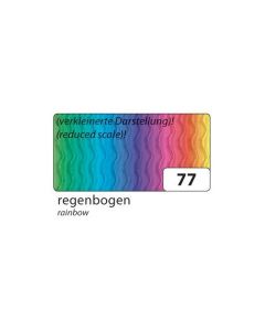 E-Wellpappe, 50x70cm, 10 Bogen regenbogen