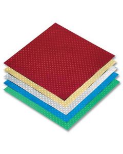 Alu-Faltblätter mit Sternchen  20x20cm