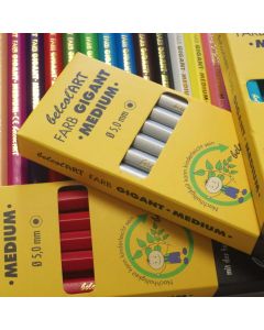 belcolART FARB GIGANT MEDIUM, 12 Stifte pro Farbe