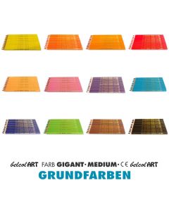 144 belcolART TRIGON MEDIUM 12 Grundfarben