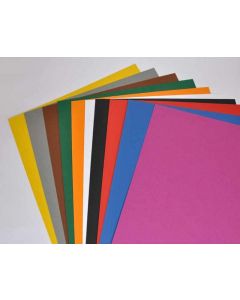 Fotokarton 50x70cm, 100 Bogen in 10 Farben 