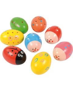 Motiv Rassel Eier 8er Set