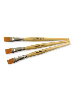 blecolART Synthetik flache Borste Gr.16, 12 Pinsel