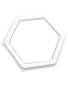 Stempelkissen blanko Hexagon