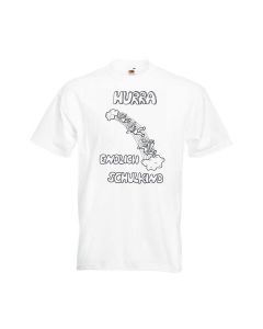 T-Shirt, weiß, Größe: 140 Regenbogen-Kids Fruit of the Loom Kids