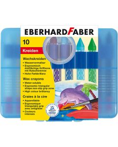 Wachsmalkreide mit Schiebehülse, wasservermalbar