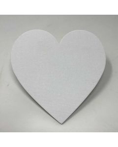 Leinwandherzen 5er Set 15 x 15 x 0,27cm