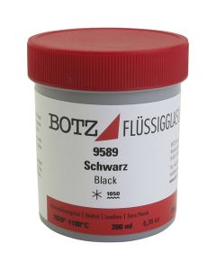 Glasur für Ton schwarz 200 ml/ 1 Dose