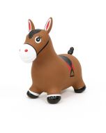 Hüpftier Pferd, Sitzhöhe ca. 23cm mit Handpumpe