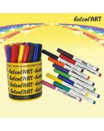 belcolART Stoffmalstifte im Köcher 40 Stück in 10 Farben, Mirastix Tex