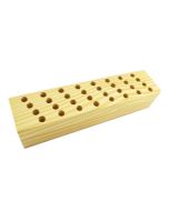 Scherenständer/Pinselständer H6cm, L32cm, B7,5cm, 32 Löcher