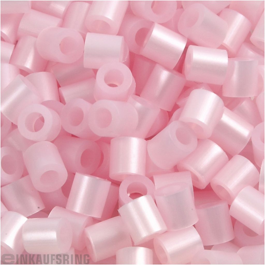 Nabbi - Bügelperlen, 5x5mm, rosa perlmutt Nr.26