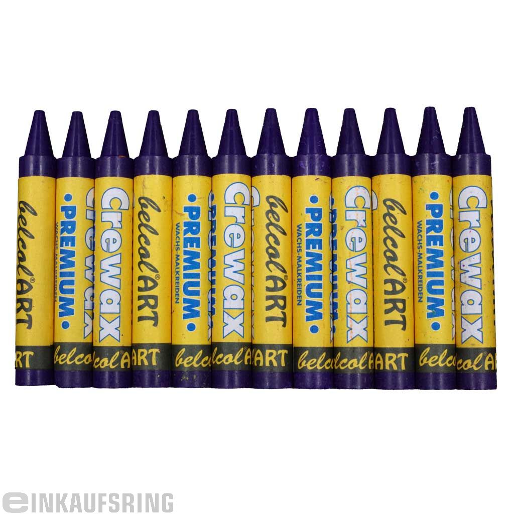 belcolART CREWAX , 12 Wachsmaler , Violett
