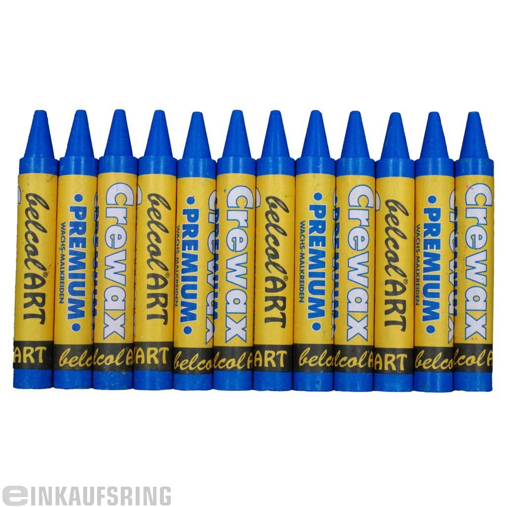 belcolART CREWAX , 12 Wachsmaler , Hellblau