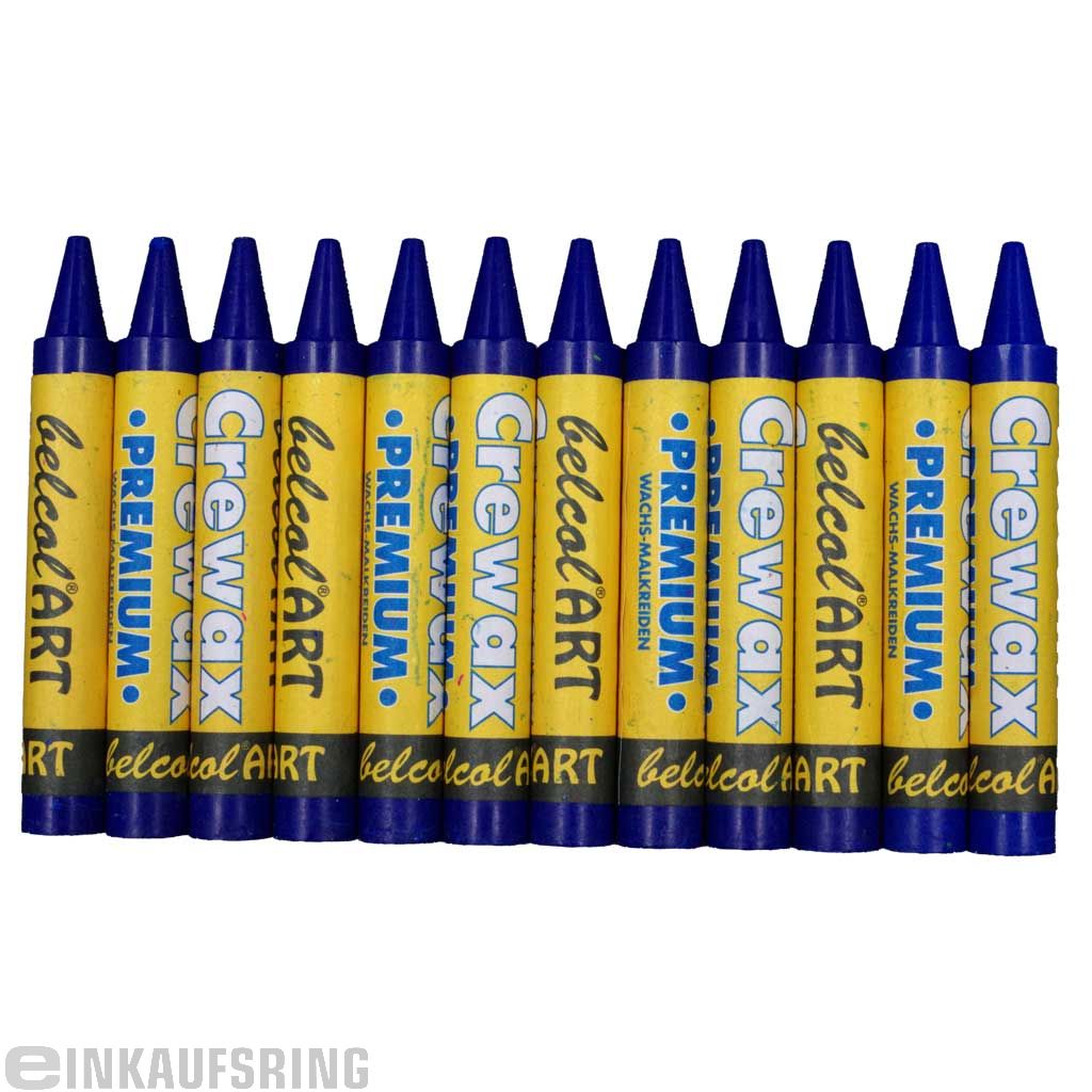 belcolART CREWAX , 12 Wachsmaler , Blau