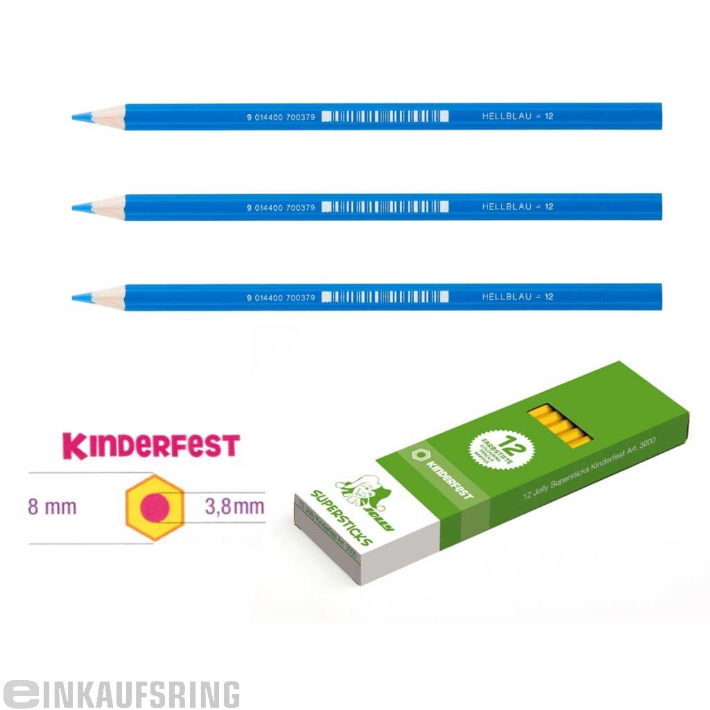 JOLLY Kinderfest 12 Stück hellblau