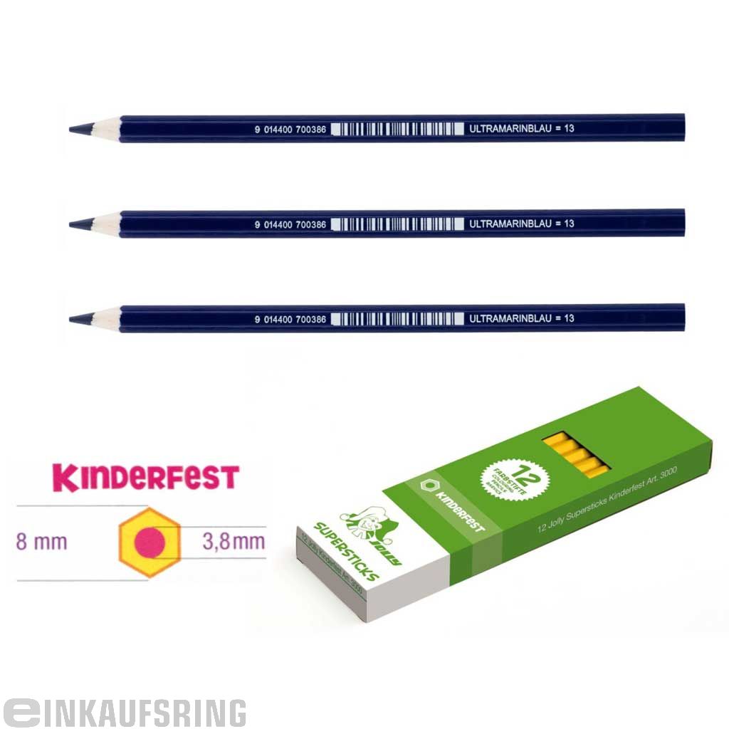 JOLLY Kinderfest 12 Stück ultamarinblau