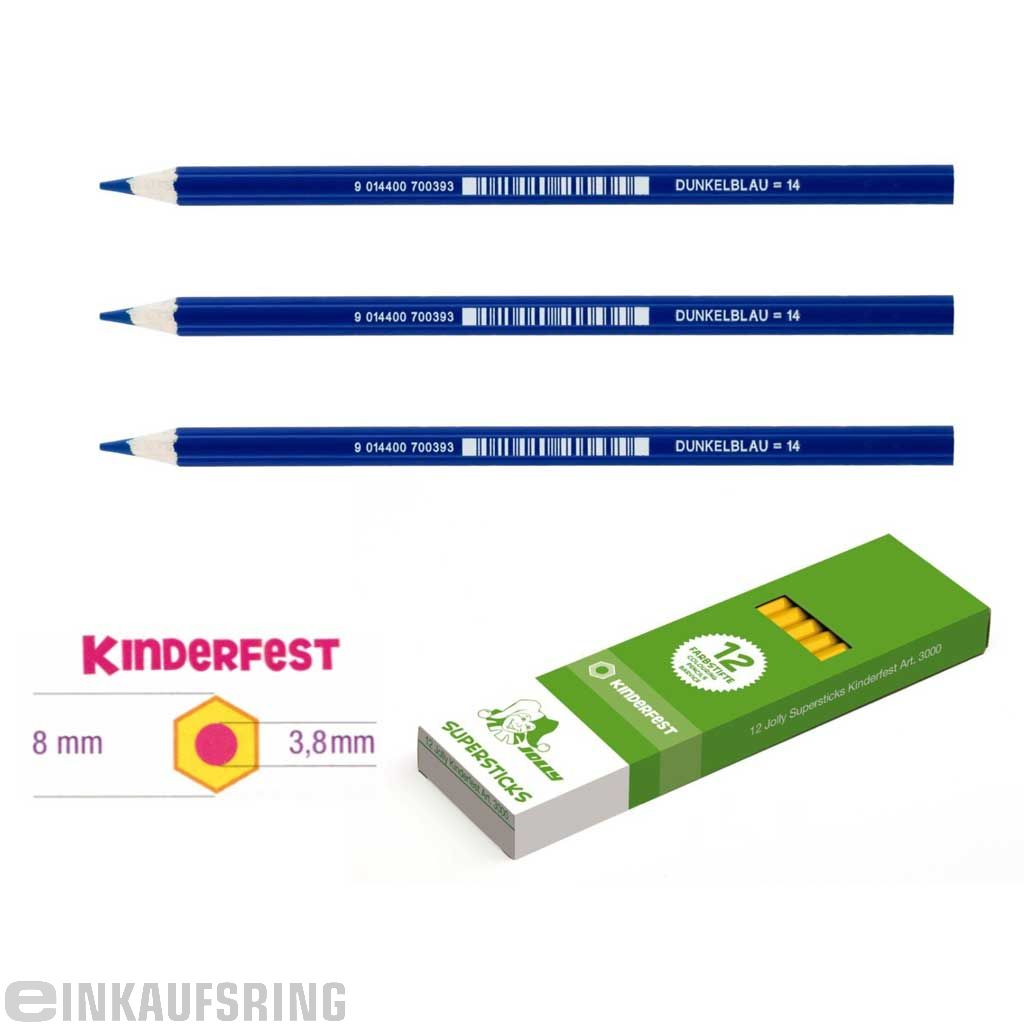 JOLLY Kinderfest 12 Stück dunkelblau