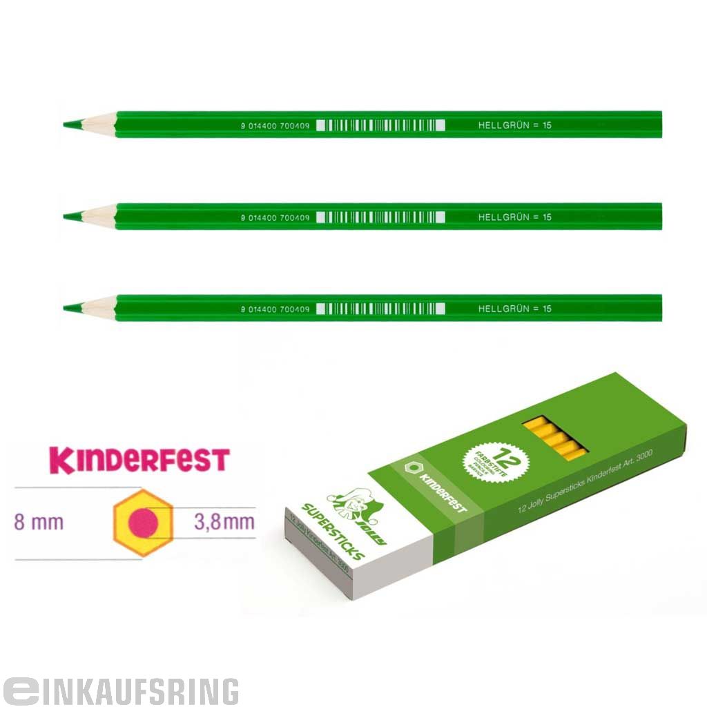 JOLLY Kinderfest 12 Stück hellgrün