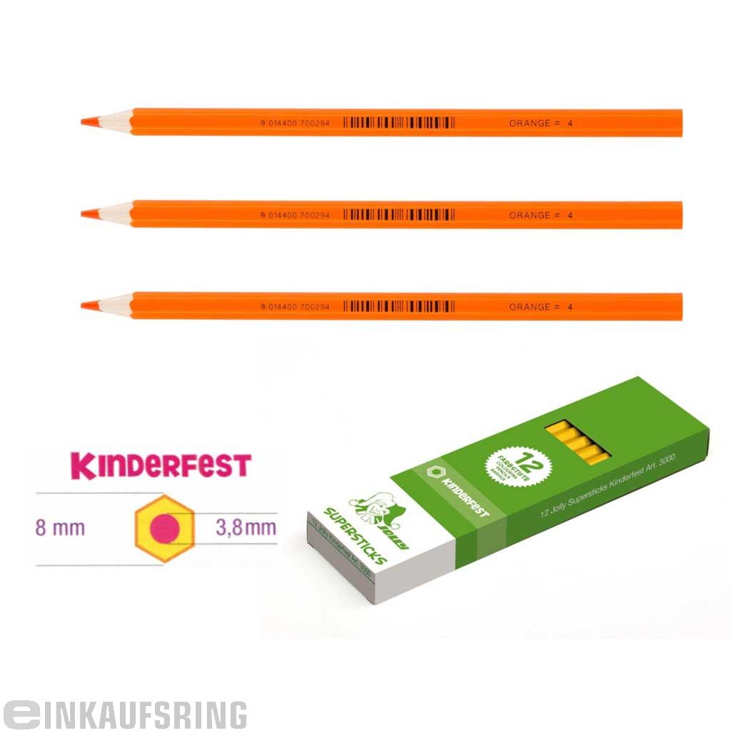 JOLLY Kinderfest 12 Stück orange