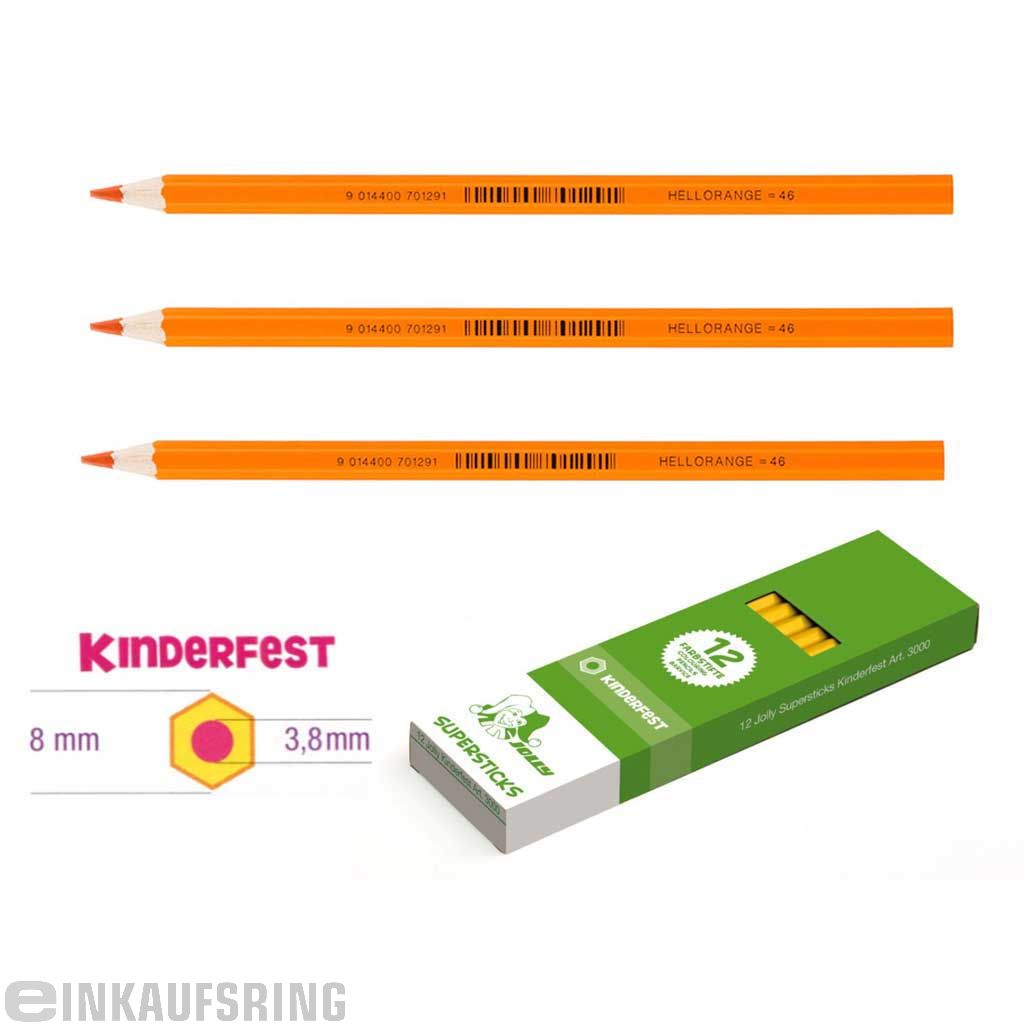 JOLLY Kinderfest 12 Stück hellorange