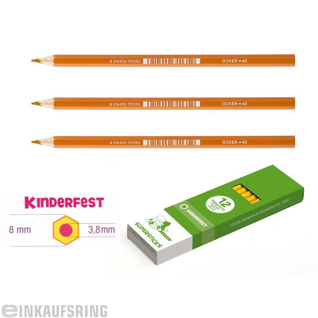 JOLLY Kinderfest 12 Stück ocker