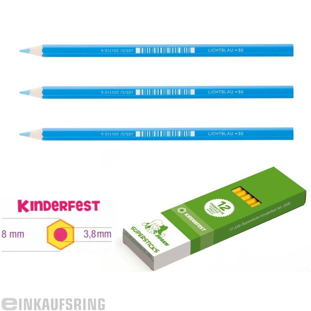 JOLLY Kinderfest 12 Stück lichtblau