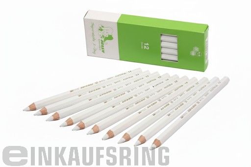 JOLLY X-BIG Farbstifte 12 Stück weiss      