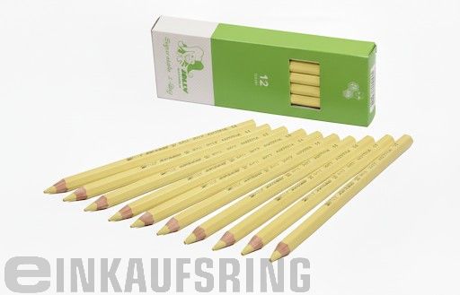 JOLLY X-BIG Farbstifte 12 Stück hellgelb   