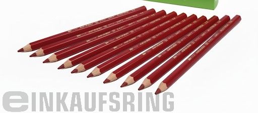 JOLLY X-BIG Farbstifte 12 Stück karminrot