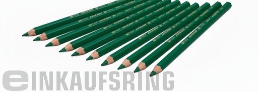 JOLLY X-BIG Farbstifte 12 Stück smaragdgrün   