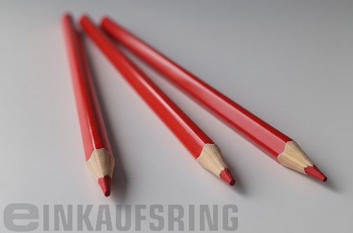 JOLLY X-BIG-Delta Farbstifte 12 Stück kirschrot