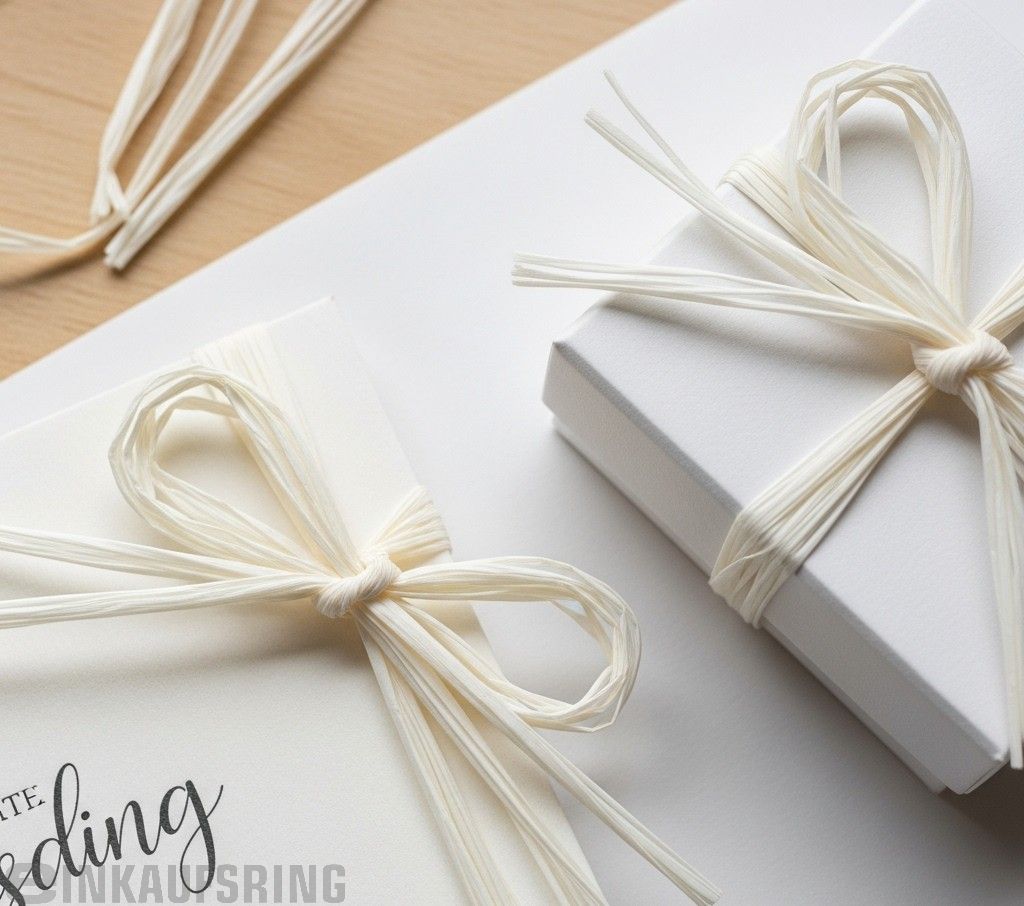 Edelbast 30m an einem Stück, weiß