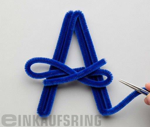 Chenilledraht, ultramarin