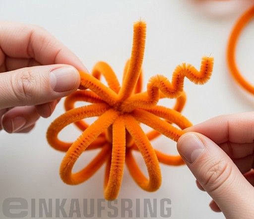 Chenilledraht, orange