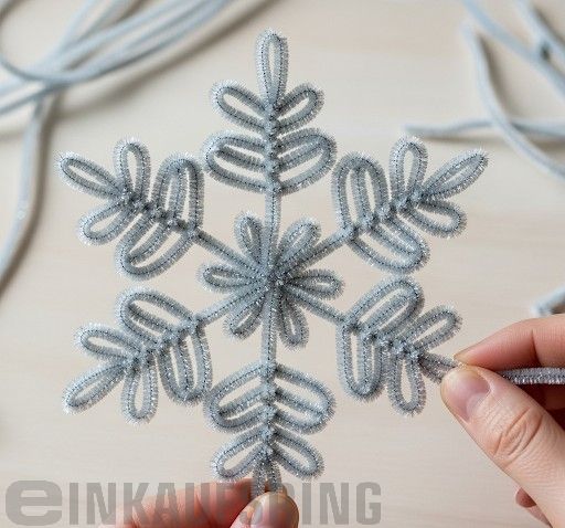 Chenilledraht, silber