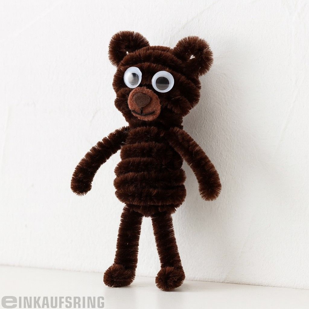 Chenilledraht, braun