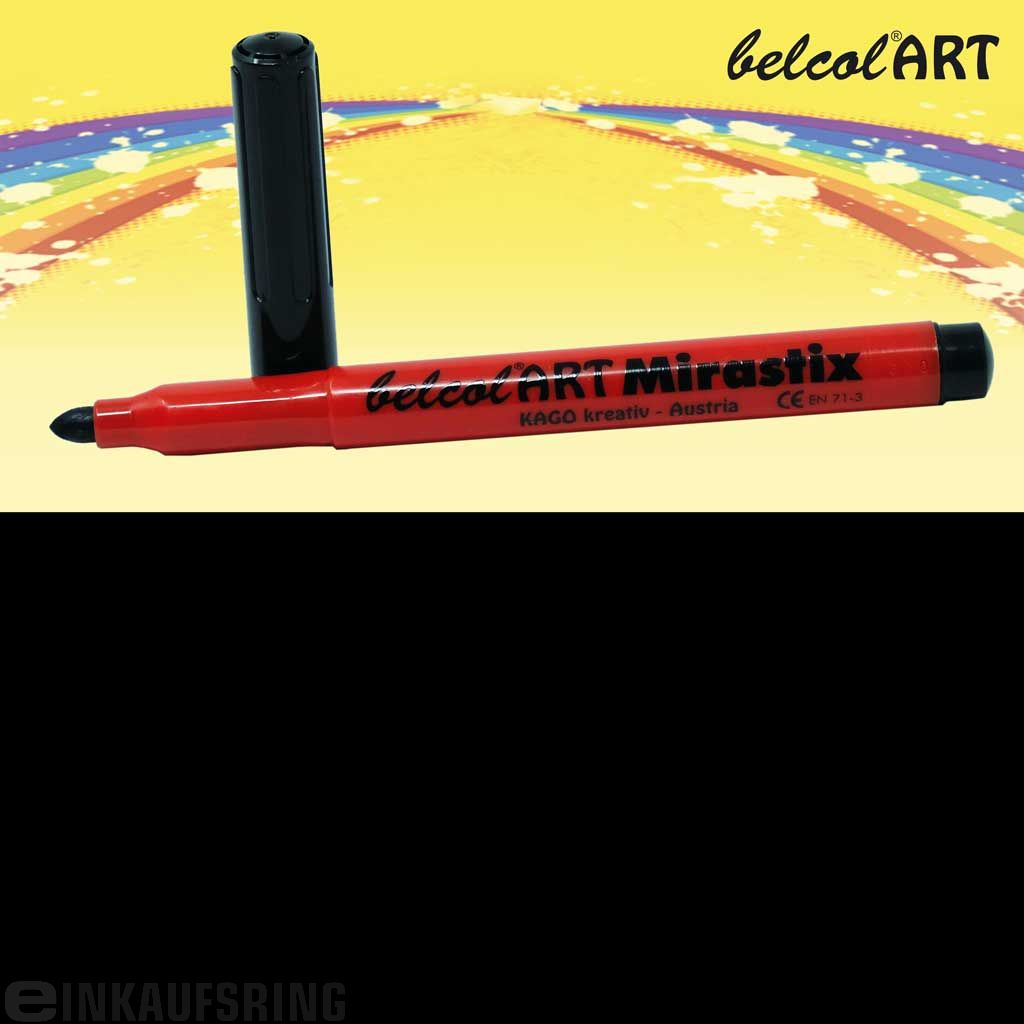 belcolART Mirastix, 12 Stifte schwarz