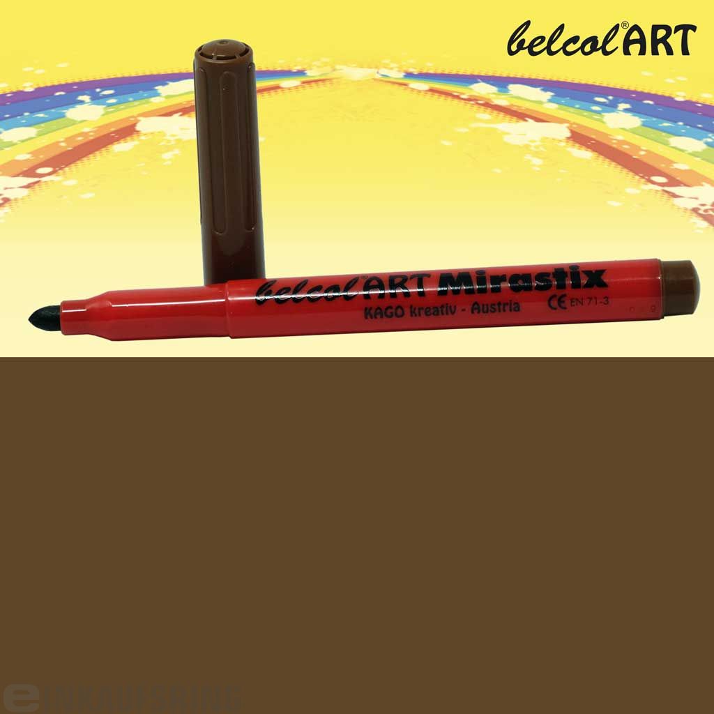 belcolART Mirastix, 12 Stifte braun