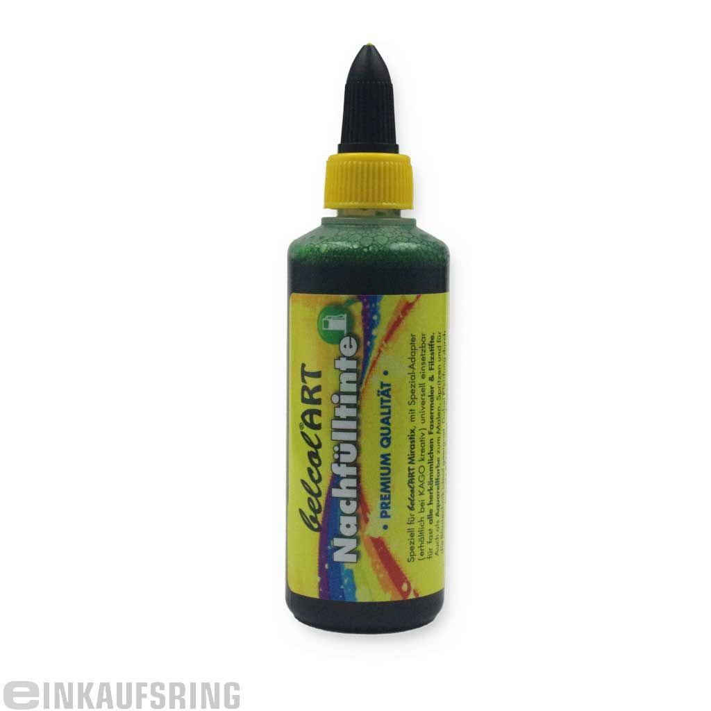 belcolART Nachfülltinte 100ml hellgrün