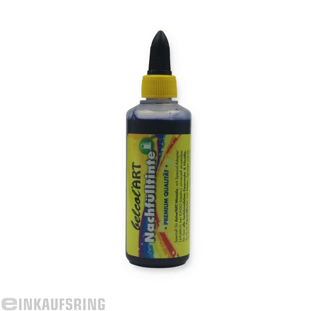 belcolART Nachfülltinte 100ml hellblau