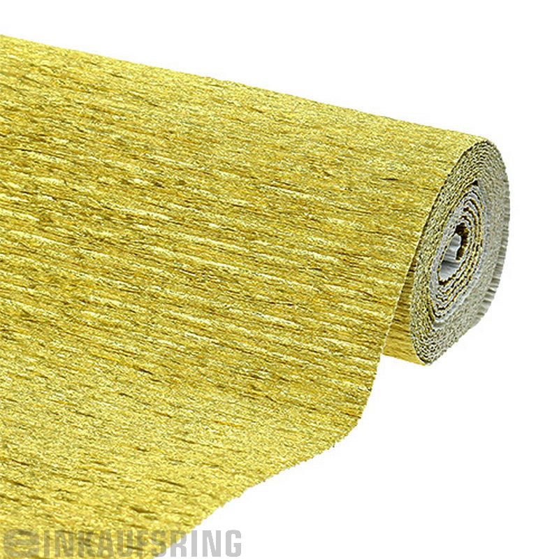 Krepppapier 50cmx2,5m 10 Lagen, gold