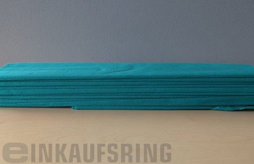 Aqua Feinkrepp 10 Rollen 250x50cm türkis