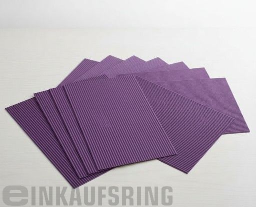 E-Wellpappe, 50x70cm, 10 Bogen lila