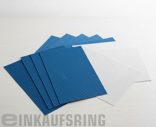 E-Wellpappe, 50x70cm, 10 Bogen pazifik