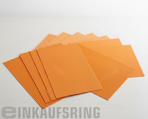 E-Wellpappe, 50x70cm, 10 Bogen orange