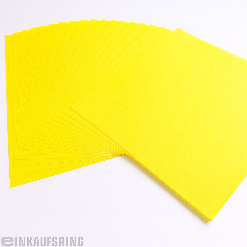 Blumenseide 20g/m², 50x70cm, 26 Bogen zitronengelb